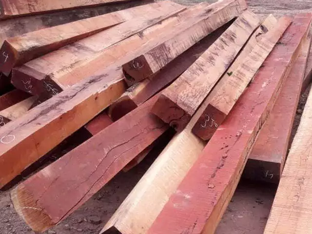 Varillas Quebracho Colorado 45x35mm x 1.40mts