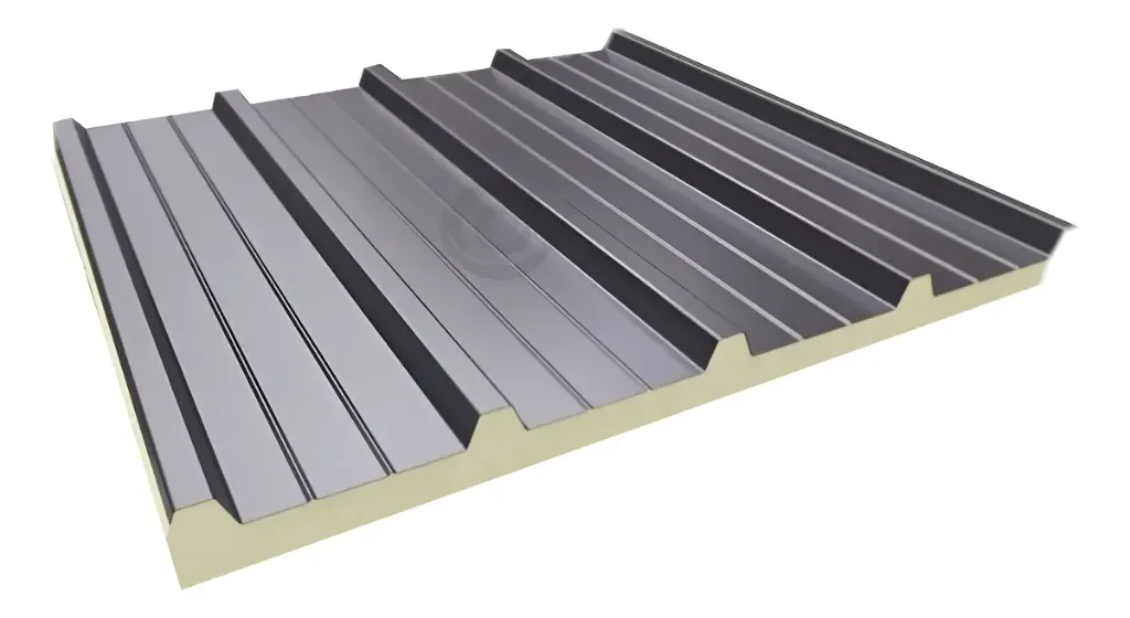 [CHA-TRAP-FOIL10-1] Chapa Trapezoidal Negra Foilroof con aislante 10mm x 1.00 m