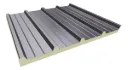 Chapa Trapezoidal Negra Foilroof con aislante 10mm x 1.00 m
