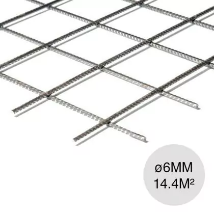 [MAEL61515246] Malla Electrosoldada Ø6 mm Q188 15x15 (2.4x6m)