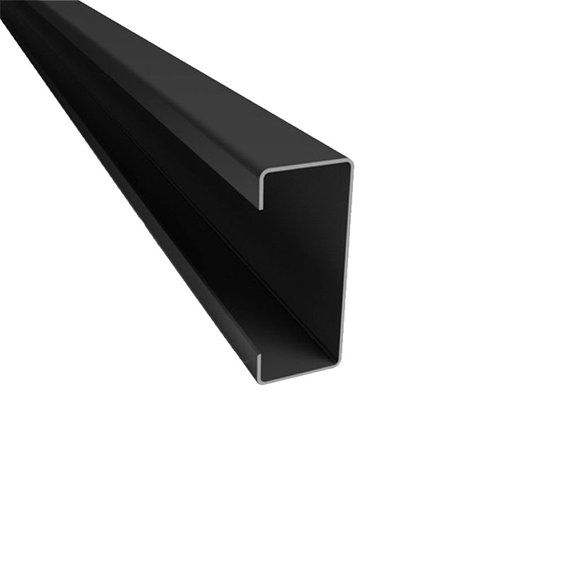 [PCN-100X50-1.60-12] Perfil C Negro 100x50x15x1.60 x 12mts